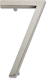 Atlas Homewares AVN7-BRN Modern Avalon 4.5-Inch No. 7 House Number, Brushed Nickel [並行輸入品]