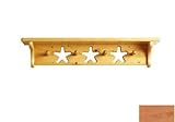 Little Colorado Peg Shelf with Star Cutout, Natural [並行輸入品]