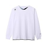 [チャンピオン] 長袖Tシャツ 長袖 Vネック 速乾 ストレッチ 抗菌防臭 保温 グラフィックロゴプリント ロングスリーブシャツ バレーボール C3-AV405 メンズ ホワイト XL