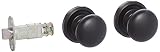 Weslock 00610I2I2SL20 Impresa Knob, Black by Weslock