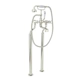 Rohl U.3521X/1-PN Perrin and Rowe Edwardian Exposed Floor Mounted Tub Filler in Polished Nickel [並行輸