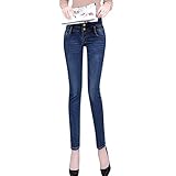 [Teddy] デニムパンツ スキニーパンツ レディース 美脚 ストレッチ ハイウエスト pants395 (インディゴ, 4XL(32サイズ))