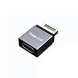 Doaemunp USB 3.1 Type E - Type C 延長アダプタ, Gen 2 (10 Gbit/s) USB 3.1 Type-E オスポート - Type-C メスポートおよび Type E メス/Type C オス内蔵アダプタケーブル