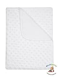 BlueberryShop Minky Printed Coral Fleece Blanket For Baby Toddler 90 cm x 80 cm (35.5" x 31.5") ( 0-