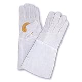 【床革製手袋】 溶接5本指床革　8711-7Y　サイズ：フリー 【NB】