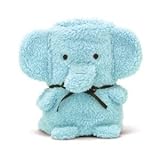 Brownlow Cuddly Elephant Baby Blanket / Receiving Blanket (Blue) by Brownlow