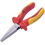 PROSTYLE 絶縁フラットノーズプライヤー 全長163mm PZFN-160