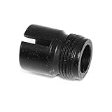 東京マルイMP5K A4 A5-14mm反時計回りブラック用バレルサイレンサーアダプター [AirsoftGangキーホルダー付]