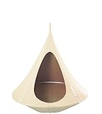 CACOON(カクーン) テント型ハンモック ナチュラルホワイト セミシングルサイズ (~200kg) BW1