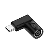 Ginhkok ノートパソコン充電器 type-c dc 変換 Type-C USB PD 65Wコンバータ 電源変換アダプタ 5.5×2.5mm アダプタ プラグ 対応 ノートPC 充電アダプター トリガープラグ USBタイプC (7909母)