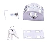 B Blesiya ダブル　グラス　ドアロック　耐久性　ドアロック　全6種　　 - B-201スチール - シングルロック