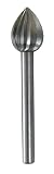 RELIEF　高速回転用精密ハイスビット 蕾型Φ8x11mm Φ3mm軸 【x3本セット】[28095]