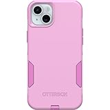 OtterBox iPhone 15 PlusとiPhone 14 Plus通勤シリーズケース - Run Wildflower (ピンク) スリム&タフ、ポケットフレンドリー、ポート保護付き