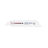LENOX 20182-12110R 12" 10TPI LAZER Heavy Duty Metal Cutting Bi-Metal Reciprocating Saw Blade - 5 Pac