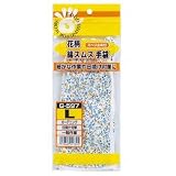 おたふく手袋 花柄綿スムス手袋スベリ止め付 G-597 L