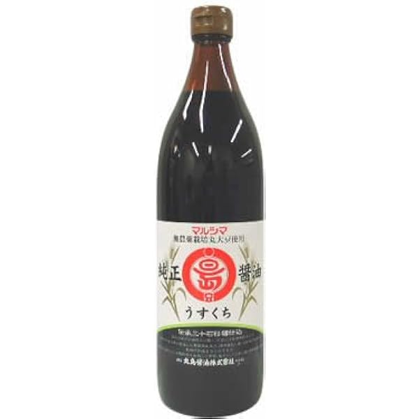 Amazon.co.jp: マルヤマ醤油 うすくちしょうゆ 1L : 食品・飲料
