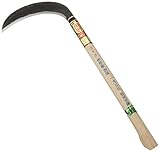 三日月型 中厚鎌表抜 195mm 椎390mmコブ柄付