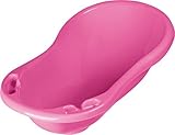 Little Duck Newborn Baby 84 cm Bath Tub with integrated soap holder - Pink by OKT Kids