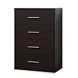 4段 引き出し 収納 チェスト （ブラウン）