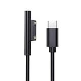 Tatsusen Surface用 充電ケーブル USB-C 充電器 Type-C PD急速充電 15V/3A 45W アダプター Microsoft Surface Pro 3/4/5/6/7/Laptop/Book/Goに対応 1.5m