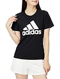 [アディダス] 半袖 Tシャツ エッセンシャルズ ロゴ 半袖Tシャツ レディース ブラック/ホワイト(GL0722) J/S