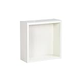 arne 壁掛け棚 ウォールラック 壁面収納 シェルフ 薄型 Sサイズ WallBoxSeven Dtype単品S ホワイトウッド