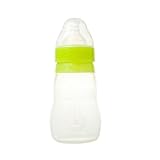 The Honest Company Silicone Bottle 8 oz Green [並行輸入品]