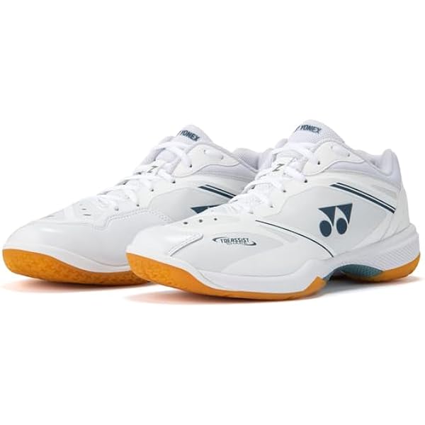 YONEX SHB65Z3W 27cmバドミントンシューズ ホワイト/オレンジ Amazon | ヨネックス(YONEX) パワークッション 65Zワイド (SHB65Z3WEX