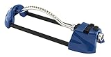 Dramm 15005 ColorStorm Premium Metal Oscillating Sprinkler with Brass Nozzle Jets, Blue [並行輸入品]