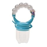 赤ちゃん　シリコーン　おしゃぶり　安全　歯がため　歯固め　ツール　摂食　授乳　哺乳瓶　ベビーボトル　全4色3サイズ - 青, L