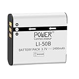 「Power-connoisseur」 OLYMPUS対応 LI-50BバッテリーOLYMPUS対応 XZ-1【3.7V/1400mAh】交換電池 カメラ互換バッテリー2023CQB