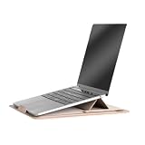 Smaly スタンド付きパソコンケース ベージュ SM-PC01(BE) PCスタンド 薄型