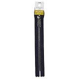 YKK メタルックスタフ ファスナー アンティックシルバー 20cm止め #058 紺 5VMTAS-20BL