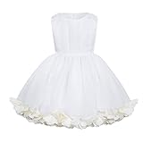 (アイム)iiniim　ガールズ パーティー フレアワンピース ベビー 結婚式 フワフワ ドレス フォーマル ノースリーブ リボン飾り ミモレ お姫様 ロングドレス ワンピース チュチュ 正式 披露宴