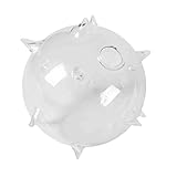 【ノーブランド品】 ボールの形　耐熱ガラス　花の花瓶　観葉植物　花器　寝室インテリア　３サイズ選べ - トランスペアレント, L