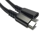 Access E Direct 200cm 【 Gen2(10Gbps) PD対応 100W/5A急速充電 】USB Type C 延長ケーブル USB-C オス-メス タイプC 延長 アルミヘッド マイクロファイバークロス付き2.0m あらゆる Type-C 機器対応 EC66OM-BK200