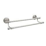 Allied Brass 36" Double Towel Bar Satin Nickel [並行輸入品]