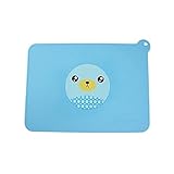 シリコンテーブルマット 長方体食事マット 多機能 子供用　折り畳みやすい 柔らかい 耐腐蚀性 耐熱性パッド 変形しや裂けない　無毒無味 食欲促進　安全と環境にやさしい　ハート型設計する　八種可愛いアニ