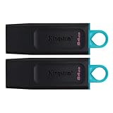 Kingston DataTraveler Exodia 64GB USB 3.2 フラッシュドライブ - 2パック DTX/64GB-2P