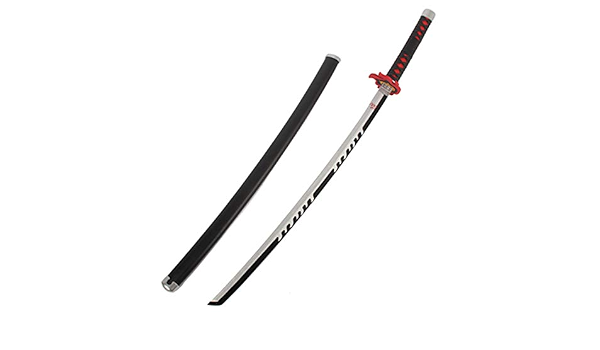Amazon Zoseimari 日輪刀 刀身 黒白色 炭治郎 ヒノカミ神楽 子供用 104cm クリスマス ハロウィン用 ギフト 子供の日 木製 軽量 しっかり 便利運び 道具 変身アクセサリー おもちゃ