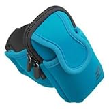 サンワサプライ アームバンドスポーツケース（ブルー） PDA-MP3C8BL