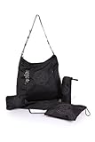 okiedog Luxe Classic Juno diaper bag black by okiedog