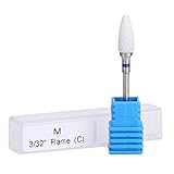 LORIA・JP ネイル アート 研磨 セラミックドリルビット 13.3 * 6.5mm ロータリーファイル 研削ネイル 切削工具 ドリルビット ネイルアートファイル ドリル ビット