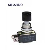 NKKスイッチズ SB-221N/O 単極単投　端子はんだ　電流容量抵抗負荷ＡＣ１２５Ｖ　３Ａ　小形押ボタンスイッチ