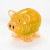 3dクリスタルパズルMultipurpose Piggy Bankモデル – イエロー