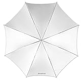 Westcott Umbrella - Collapsible, Optical White Satin - 43" 【並行輸入】