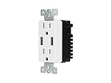 Monoprice 4.0 A飾り二重USBコンセント15 A / 125 V