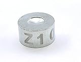 「台」 打ち台 １個入 6mm 7mm 8mm 9mm 10mm 12mm用 メッキ加工あり カシメ用台,１０mm用