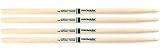 PROMARK プロマーク ドラムスティック ヒッコリー NaturalFinish WoodTip 5A 2ペアセット TXR5AW-2P (406 x 14mm) 【国内正規品】