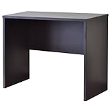 ライフスタイリングショップ ワークデスク 木製 幅120cm タモ材 薄型 ダークブラウン LS-331DB